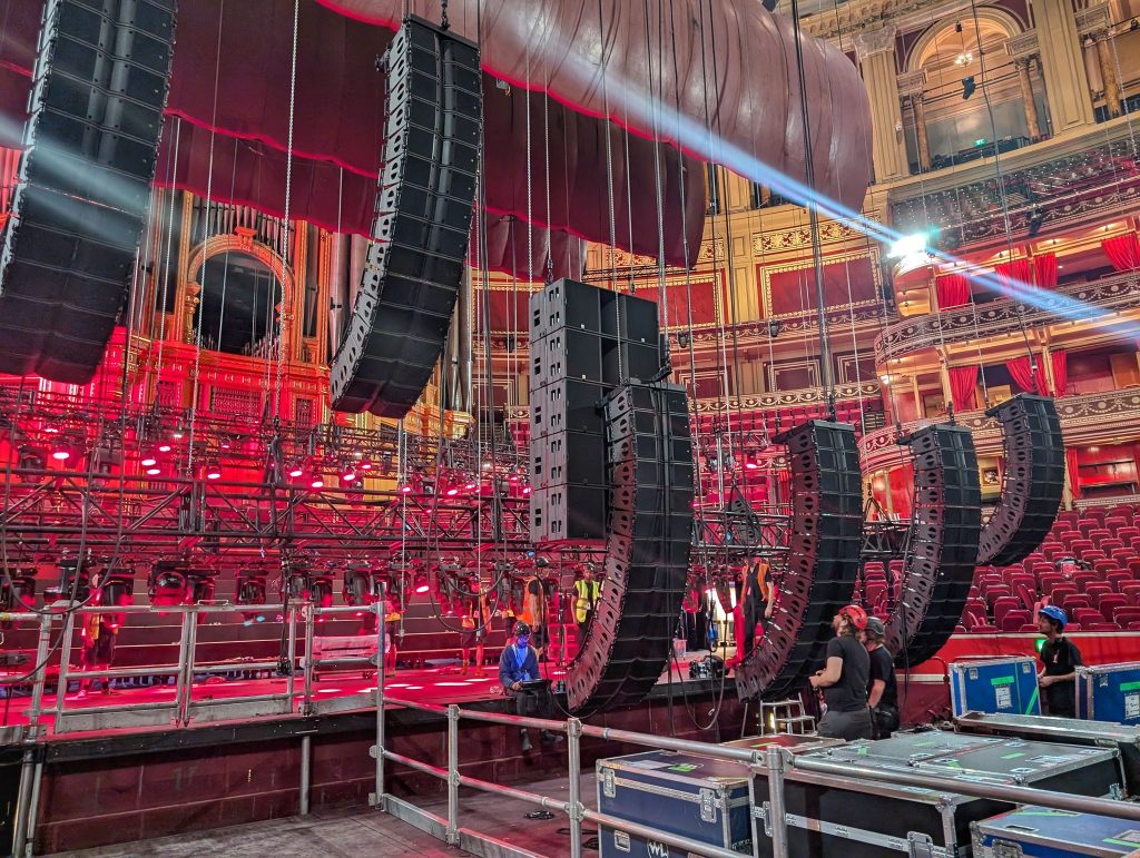 L-Acoustics L-ISA System Installation at Royal Albert hall